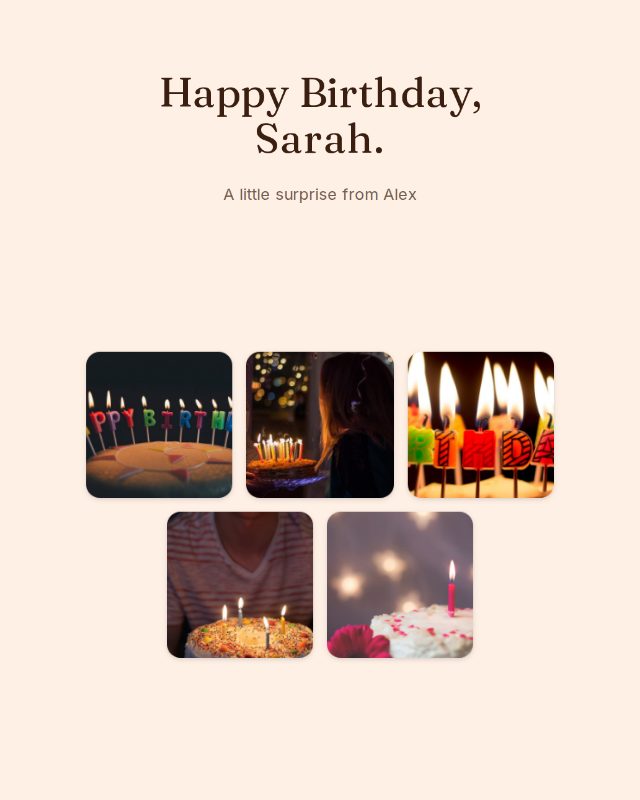 Celebration birthday design