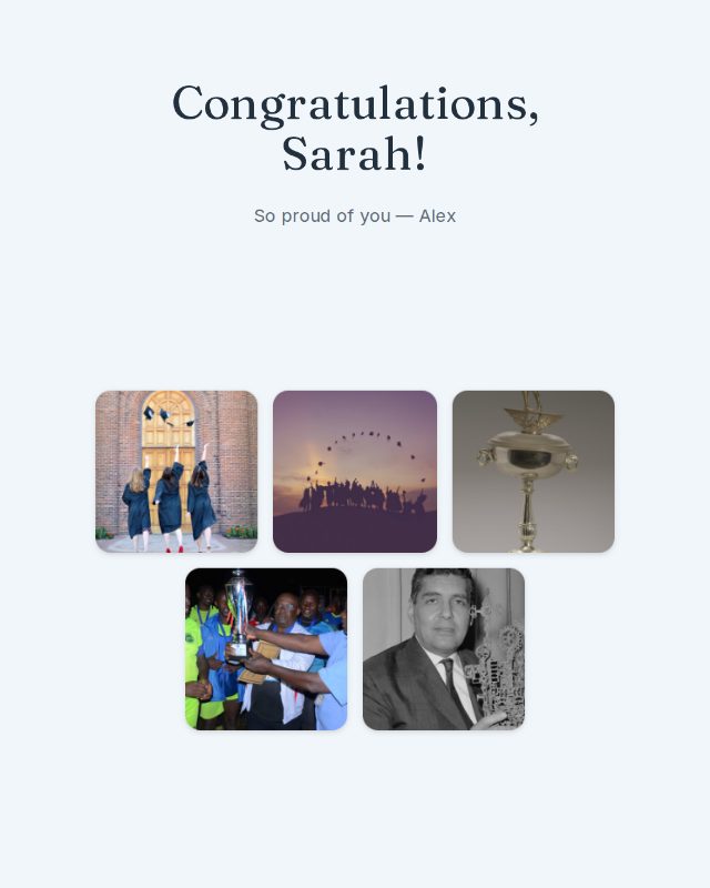 Baby News congratulations design