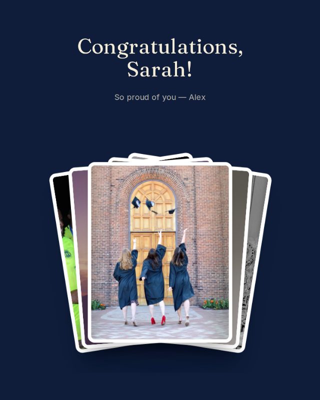Graduation congratulations design