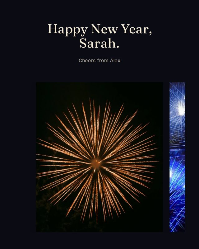 Countdown new year design