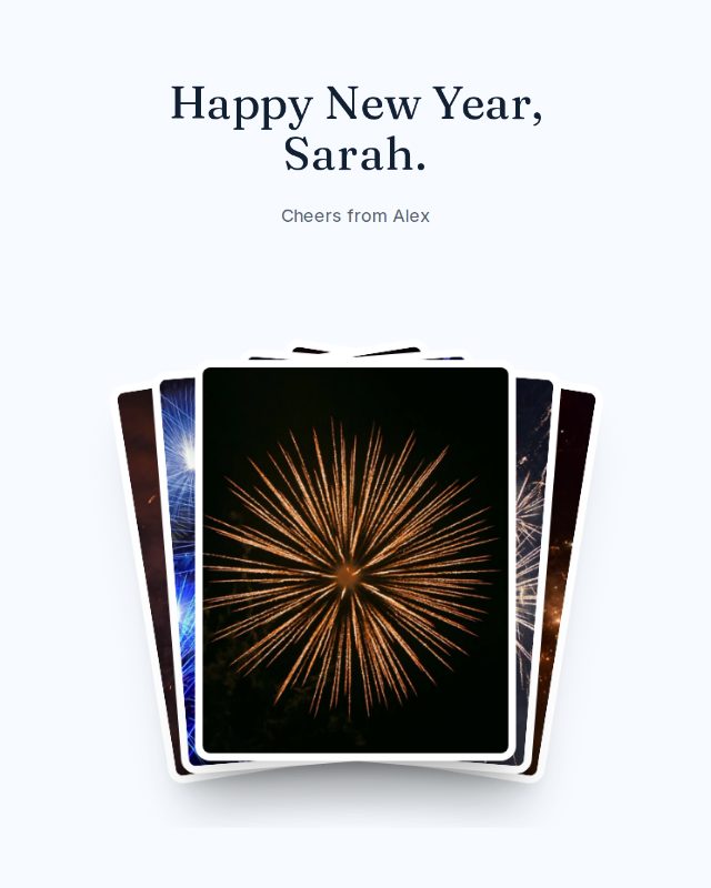 Fresh Start new year design