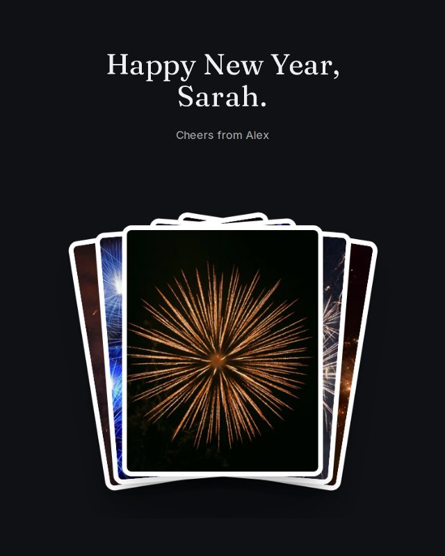Silver Midnight new year design