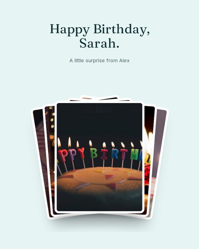 Ocean Breeze birthday design