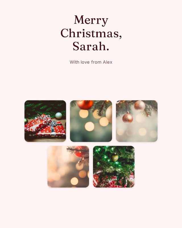 Candy Cane christmas design