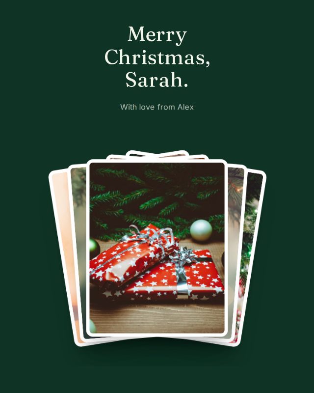 Evergreen christmas design